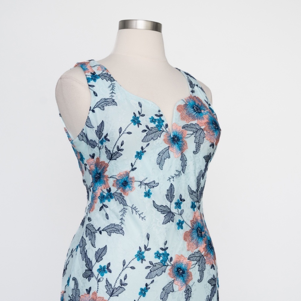 Guess - New! Sweetheart floral sheath‎ dress - Picture 9 of 13
